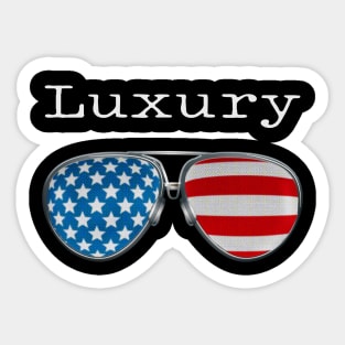 PILOT GLASSES USA LUXURY Sticker